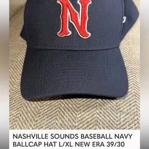 4 Count Bundle Nashville TN Sounds Baseball water bottle, NS T-Shirt XL,2NS Caps